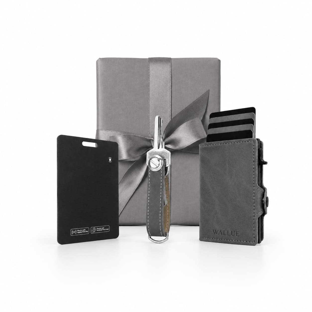Smart Wallet Geschenkset (grau)
