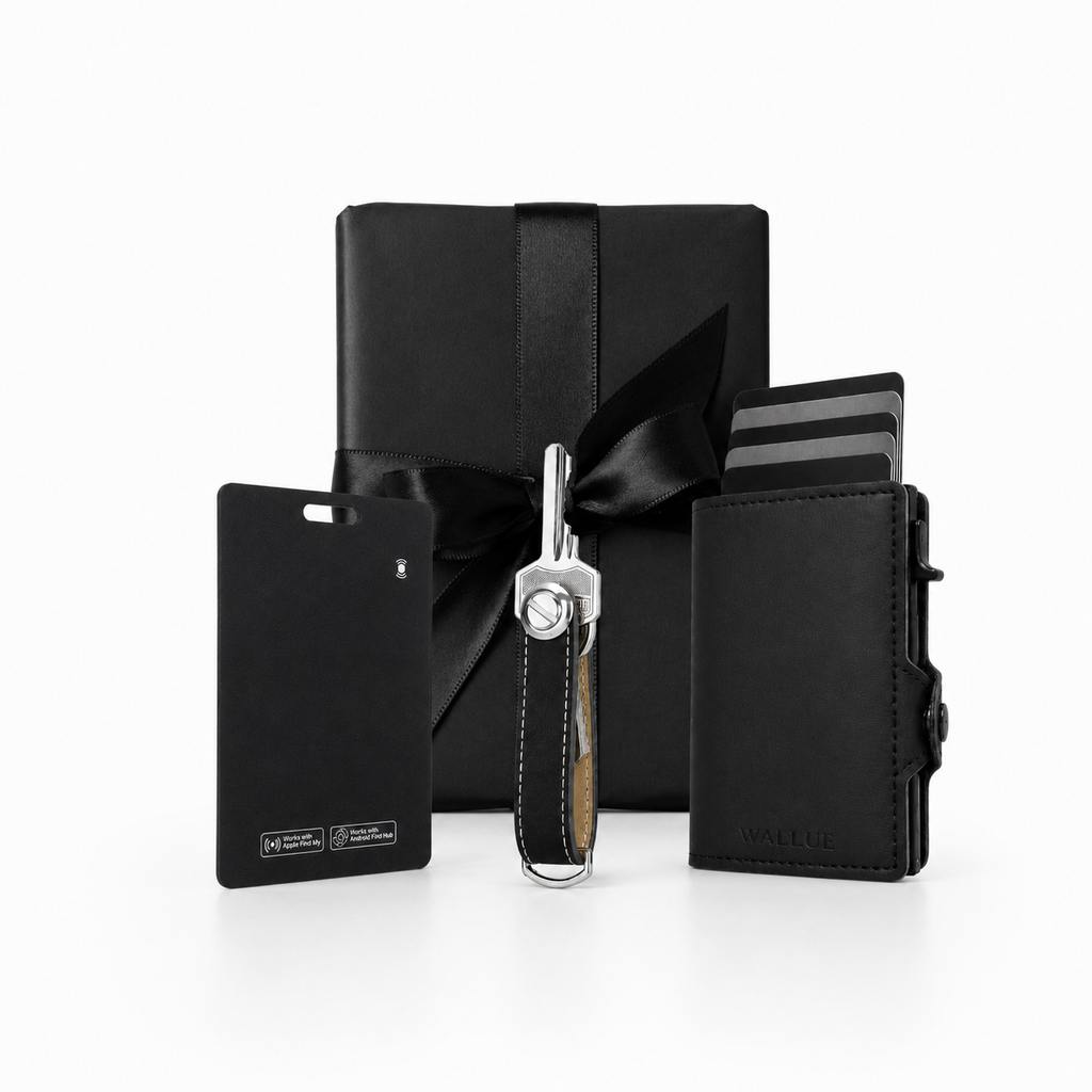 Smart Wallet Geschenkset (schwarz)