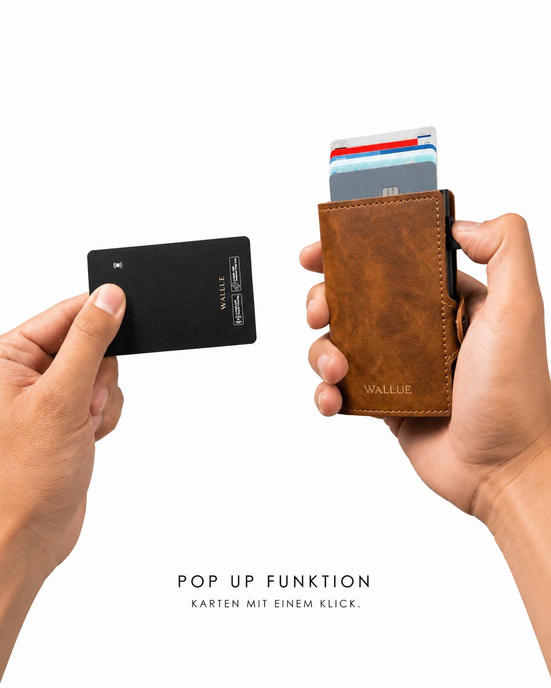 Smart Wallet Geschenkset (hellbraun)